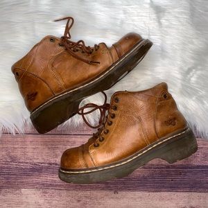 Dr. Martens Yolanda Boot Brown Size 10